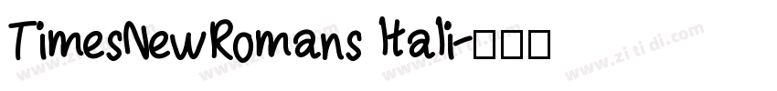 TimesNewRomans ltali字体转换